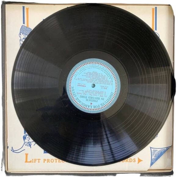 Learn French In Record Time 2x12" LP Hi Fidelity 1958 Columbia MINT No Book - Picture 9 of 12